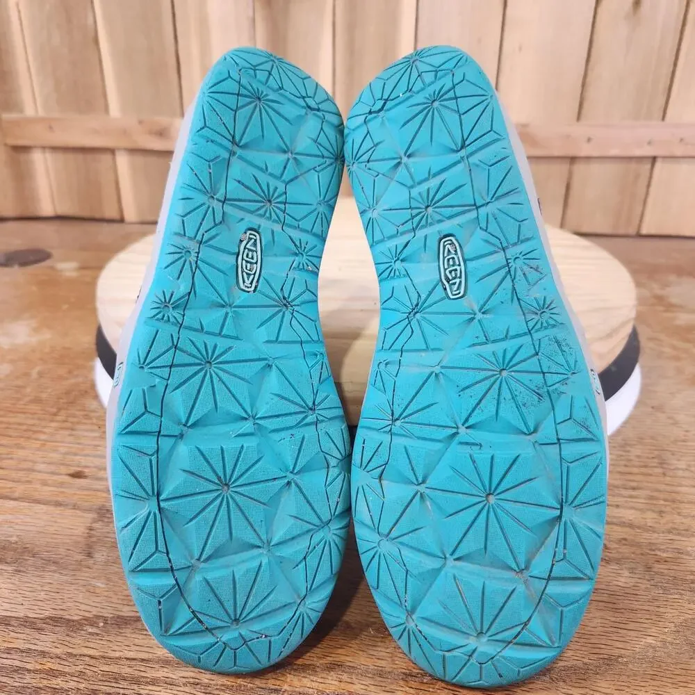Keen Moxie Sandals Kids 6 Blue Teal Bungee Water Shoes Closed Toe Outdoor